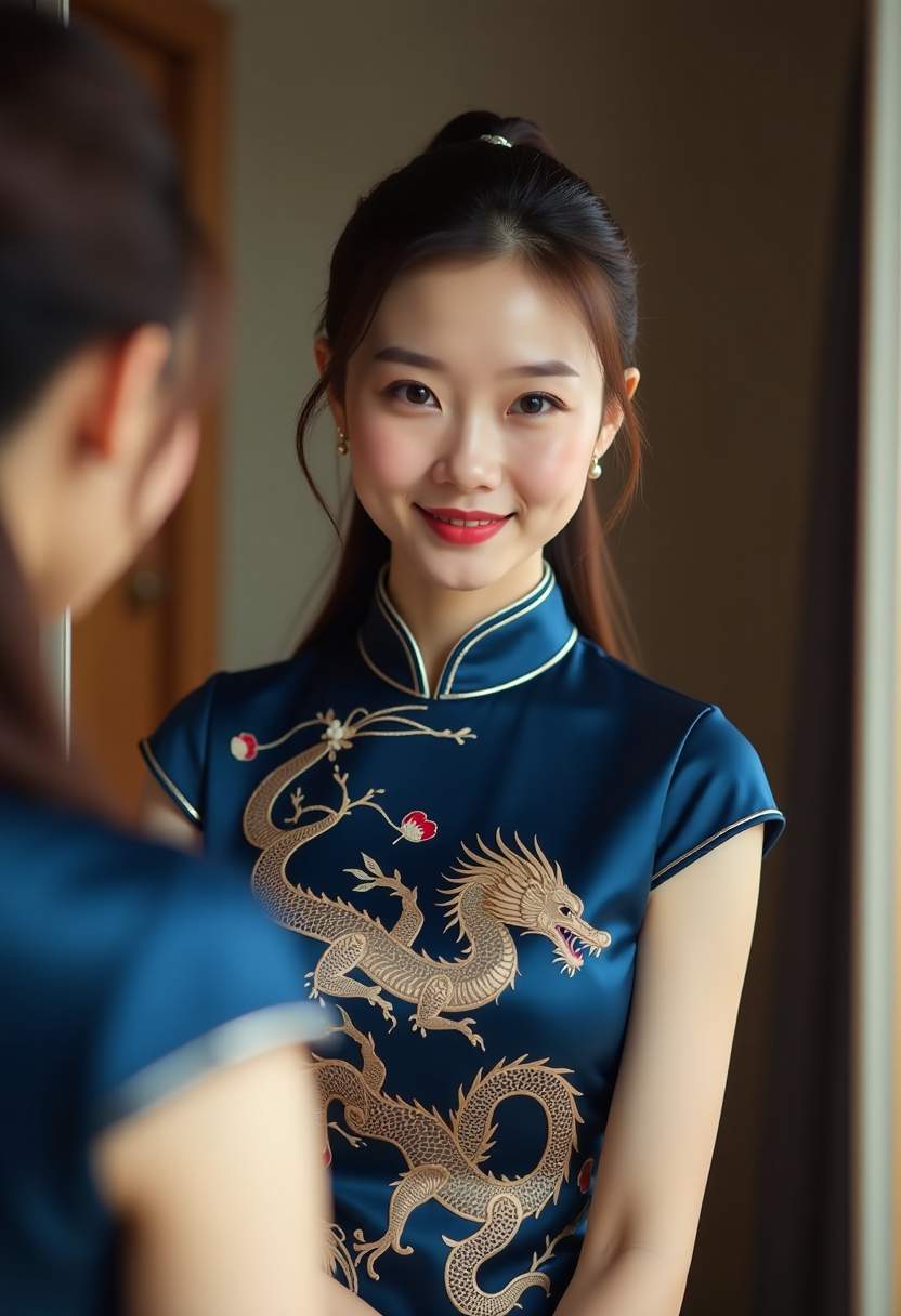 姐姐我爱你剧照：林晚棠与妹妹在老宅庭院